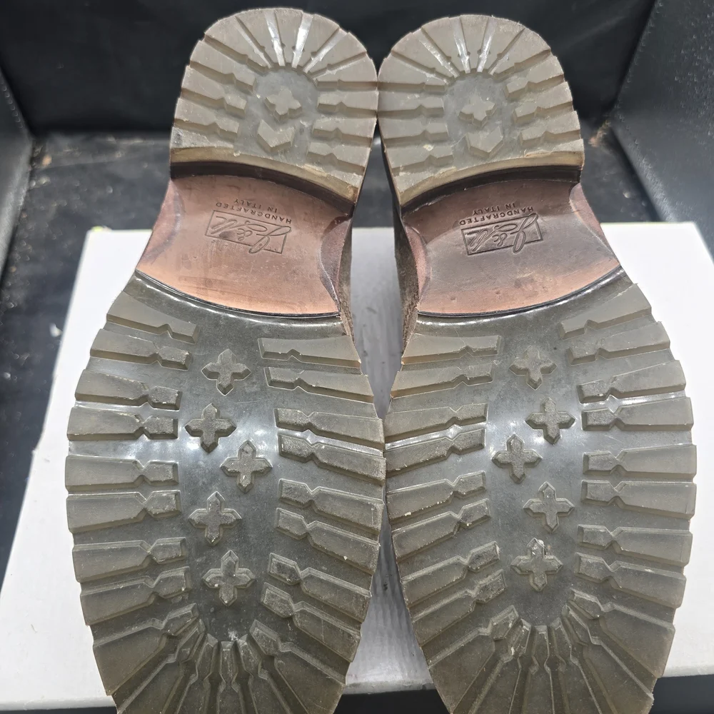 Men's Brown Leather Chukka Boots‎ - Picture 7 of 7